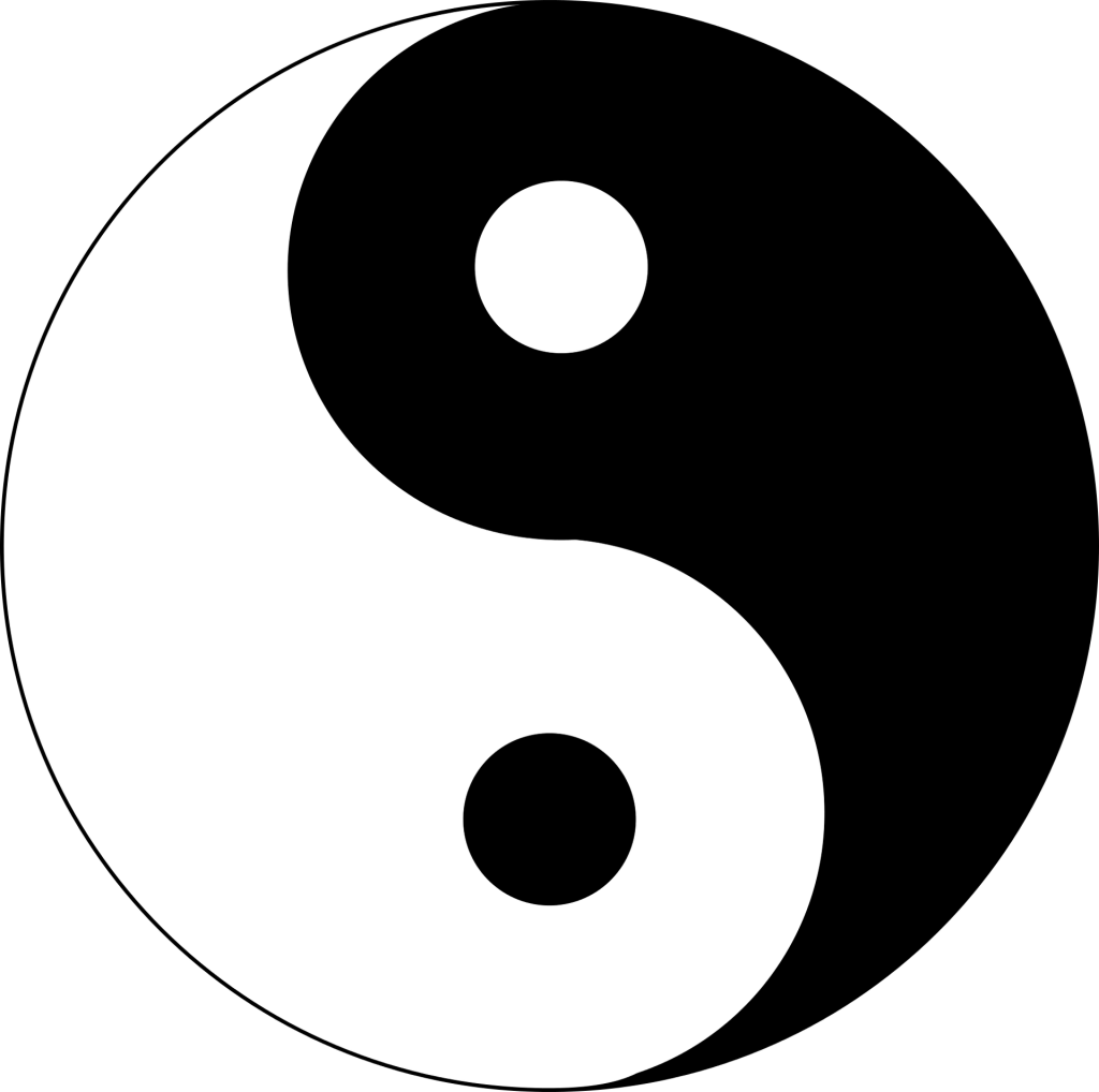 Yin yang symbool